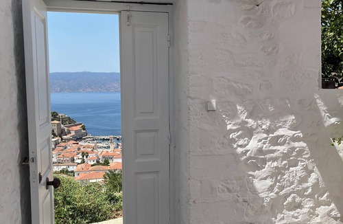 idhra Apartment | Brigitte house. nice studio with beautiful view small courtyard inside