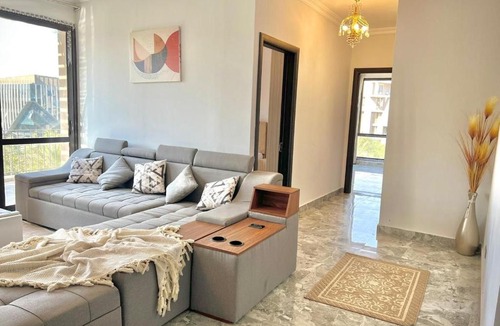 The 5th Settlement Apartment | Panoramic View Luxury 2 Beds Hotel Apart - East Town Compound - Sodic - New Cairo - Cairo