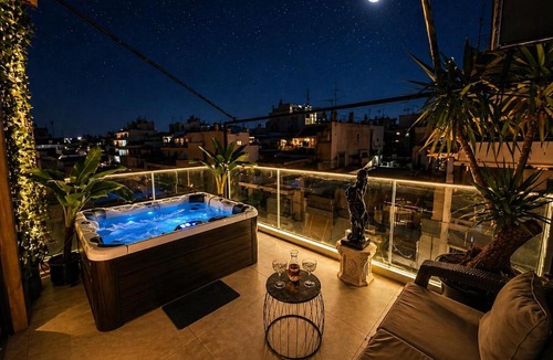 Athens Apartment | Romantic Luxurious Penthouse Designed Suite