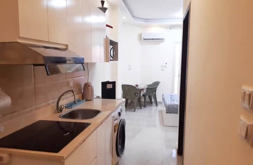 Dahar Apartment | Studio flat with balcony, free access to beach and pools at Casablanca Beach