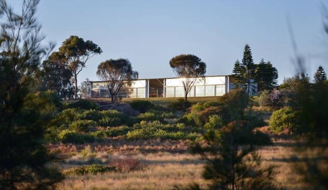 Architectural masterpiece on 100 acres next to the beach