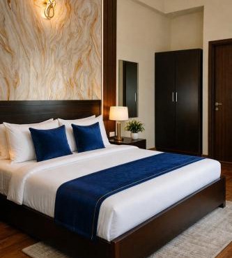The Ruby Resort, Vrindavan # Prime Location # Luxury Rooms # Near Prem Mandir # Restaurant # Big Lawn # Big Parking # By Nandan Group #